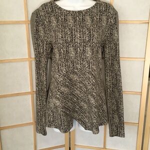 Stella McCartney Knit Top Herringbone Asymmetrical